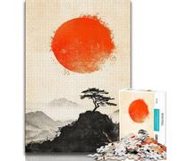 Adult Jigsaws 1000 Pieces Difficult Japanese Style Landscape Teenager Jigsaw,Educational Games Wall Decoration Unique Birthday And Xmas Gifts 75x50cm