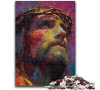 Adult Jigsaws 1000 Pieces Difficult Jesus Art Educational Family Game Is Ideal As Gifts for The Whole Family for 14+ 50x75cm