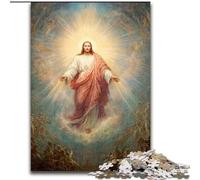 Adult Jigsaws 1000 Pieces Difficult Jesus Art, Suitable for People Aged 14 And Above Educational Games Secret Santa Gifts (Size 26x38cm)