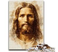 Adult Jigsaws 1000 Pieces Difficult Jesus Educational Games Educational Game for Birthday, Chrismas for And Age 14 26x38cm