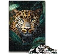 Adult Jigsaws 1000 Pieces Difficult Jungle Cheetah 1000 Piece Puzzle,Stress Reliever Staycation Kill Time Home Decoration Toys (38x26cm)