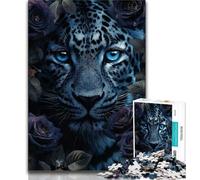 Adult Jigsaws 1000 Pieces Difficult Jungle Cheetah Teenager Jigsaw,Educational Games Wall Decoration Unique Birthday And Xmas Gifts 26x38cm