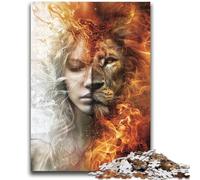 Adult Jigsaws 1000 Pieces Difficult Leo Woman Stress Reliever Difficult Challenge Deal As Gifts for The Whole Family 50x75cm