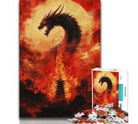 Adult Jigsaws 1000 Pieces Difficult Lightning Tornado Jigsaw,Brain Intelligence Challenge Addictive Toys for Home Decoration (size 38x26cm)