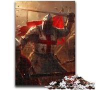 Adult Jigsaws 1000 Pieces Difficult Medieval Knight Paintings 1000 Piece Puzzle,Decompressing Intellectual Educational Toy Perfect Decoration (38x26cm)