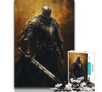 Adult Jigsaws 1000 Pieces Difficult Medieval Knight Paintings Teenager Jigsaw,Educational Games Wall Decoration Unique Birthday And Xmas Gifts 26x38cm