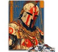Adult Jigsaws 1000 Pieces Difficult Medieval Knights 1000 Pieces for Teenagers,Challenging Game Toys Wall Decoration Unique Birthday And Xmas Gifts (75x50cm)