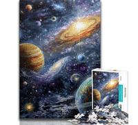 Adult Jigsaws 1000 Pieces Difficult Milky Way Universe Galaxy,Learning Educational Toys Family Games Educational Game for Birthday,Chrismas (38x26cm)