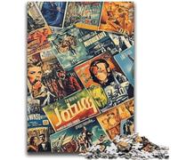Adult Jigsaws 1000 Pieces Difficult Movie Posters Stress Reliever Difficult Challenge Deal As Gifts for The Whole Family 50x75cm