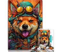 Adult Jigsaws 1000 Pieces Difficult Mutant Corgi Puzzles for Adults,Game Toys Every Piece Is Unique - Challenging Family Fun Game (size 38x26cm)