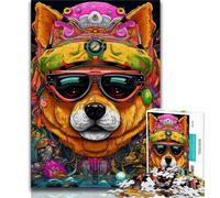 Adult Jigsaws 1000 Pieces Difficult Mutant Corgi Teenager Jigsaw,Educational Games Wall Decoration Unique Birthday And Xmas Gifts 26x38cm
