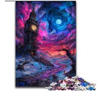 Adult Jigsaws 1000 Pieces Difficult Mysterious Big Ben, Suitable for People Aged 14 And Above Educational Games Secret Santa Gifts (Size50x75cm)