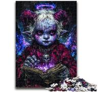 Adult Jigsaws 1000 Pieces Difficult Mysterious Elf Girl Stress Reliever Difficult Challenge Unique Home Decor And Gifts 50x75cm