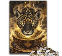 Adult Jigsaws 1000 Pieces Difficult Mystical Jaguar Spirit Stress Reliever Difficult Challenge Deal As Gifts for The Whole Family 50x75cm