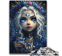 Adult Jigsaws 1000 Pieces Difficult Mystical Spirit Girl Educational Games DIY Toys for Is Ideal As A Gift for The Whole Family 38x26cm