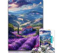 Adult Jigsaws 1000 Pieces Difficult Purple Tulip Adult Puzzles,Stress Reliever Difficult Challenge Secret Santa Gifts 75x50cm