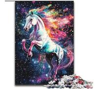 Adult Jigsaws 1000 Pieces Difficult Rainbow Horse, Learning Educational Toys Family Games Unique Birthday And Gifts (size 50x75cm)