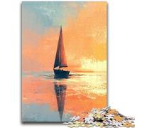 Adult Jigsaws 1000 Pieces Difficult Sailing Sailboat Educational Games DIY Toys for Is Ideal As A Gift for The Whole Family 50x75cm