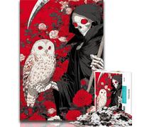 Adult Jigsaws 1000 Pieces Difficult Skeleton Art,Challenging To Complete But Fun And Humorous Birthday Present,Gifts,Wall Art (75x50cm)