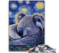 Adult Jigsaws 1000 Pieces Difficult Sloth Night Sky Stress Reliever Difficult Challenge Unique Home Decor And Gifts 26x38cm