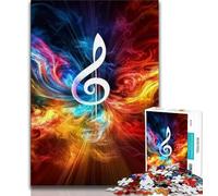 Adult Jigsaws 1000 Pieces Difficult Smoke Notes 1000 Piece Jigsaw,Educational Games Wall Decoration Unique Birthday And Xmas Gifts (size 38x26cm)