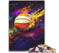 Adult Jigsaws 1000 Pieces Difficult Smoke Volleyball Stress Reliever Difficult Challenge Deal As Gifts for The Whole Family 50x75cm