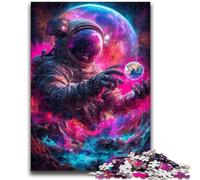 Adult Jigsaws 1000 Pieces Difficult Space Astronaut Educational Games Educational Game for Birthday, Chrismas for And Age 14 50x75cm