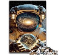 Adult Jigsaws 1000 Pieces Difficult Space Astronaut Puzzles,for Educational Game Challenge Toy Deal As Gifts for The Whole Family (38x26cm)