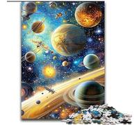 Adult Jigsaws 1000 Pieces Difficult Space Planet, Suitable for People Aged 14 And Above Educational Games Secret Santa Gifts (Size50x75cm)