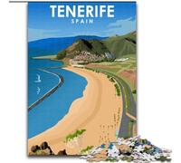 Adult Jigsaws 1000 Pieces Difficult Tenerife Spain Travel Art, for And from 14 Years And over Educational Learning Toys Family Games Birthday Present 50x75cm