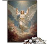 Adult Jigsaws 1000 Pieces Difficult The Archangel Gabriel, Stress Reliever Difficult Challenge Secret Santa Gifts for Age 14 Years Up (Size 26x38cm)