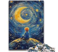Adult Jigsaws 1000 Pieces Difficult The Little Prince of The Night Sky Educational Games Educational Game for Birthday, Chrismas for And Age 14 50x75cm