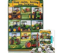 Adult Jigsaws 1000 Pieces Difficult Tractor Collage,Challenging To Complete But Fun And Humorous Birthday Present,Gifts,Wall Art (38x26cm)