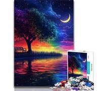Adult Jigsaws 1000 Pieces Difficult Tree of Life Adult Puzzles,is Ideal As Gifts for The Whole Family Suitable for And 14 38x26cm