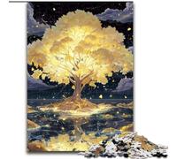 Adult Jigsaws 1000 Pieces Difficult Tree of Life, Elephant Toy Intellectual Game Birthday Present, Gifts, Wall Art for Ages 14+ (Size 26x38cm)