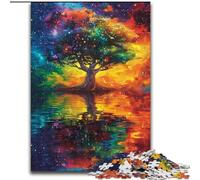 Adult Jigsaws 1000 Pieces Difficult Tree of Life, Game Toys Every Piece Is Unique - Challenging Family Fun Game for for Age 14 (Size 50x75cm)