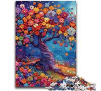 Adult Jigsaws 1000 Pieces Difficult Tree of Life Stress Reliever Difficult Challenge Unique Home Decor And Gifts 26x38cm