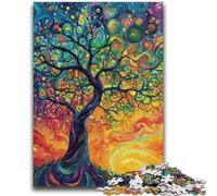 Adult Jigsaws 1000 Pieces Difficult Trees in Autumn 1000 Pieces for Teenagers,Challenging Game Toys Wall Decoration Unique Birthday And Xmas Gifts (38x26cm)