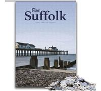 Adult Jigsaws 1000 Pieces Difficult Visit Suffolk, for Educational Game Challenge Toy Unique Home Decor And Gifts 75x100cm