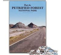 Adult Jigsaws 1000 Pieces Difficult Visit The Petrified Forest, for And from 14 Years And over Educational Learning Toys Family Games Birthday Present 50x75cm