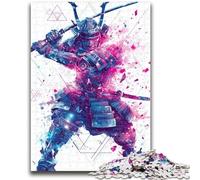 Adult Jigsaws 1000 Pieces Difficult Watercolor Ninja 1000 Pieces for Teenagers,Challenging Game Toys Wall Decoration Unique Birthday And Xmas Gifts (75x50cm)