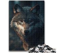 Adult Jigsaws 1000 Pieces Difficult Wild Wolf Educational Games DIY Toys for Is Ideal As A Gift for The Whole Family 50x75cm