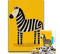 Adult Jigsaws 1000 Pieces Difficult Zebra 1000 Piece Jigsaw,Fun Activity for Home, Rainy Days Toys, Birthday Gifts 38x26cm