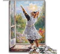 Adult Jigsaws 2000 Piece Ballet Cat for And from 14 Years And over Play Toys Because It Is Ideal As A Gift for The Whole Family 70x100cm