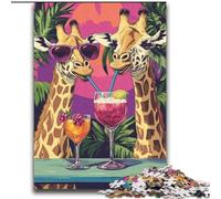 Adult Jigsaws 2000 Piece Giraffe Drinking A Drink for And from 14 Years And over Play Toys Because It Is Ideal As A Gift for The Whole Family 70x100cm