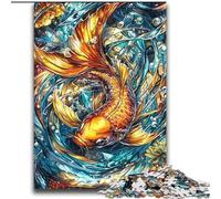 Adult Jigsaws 2000 Piece Golden Carp for And from 14 Years And over Play Toys Because It Is Ideal As A Gift for The Whole Family 70x100cm