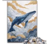 Adult Jigsaws 2000 Piece Mysterious Whale Stress Reliever Difficult Challenge Every Piece Is Unique - Challenging Family Fun Game 70x100cm