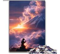 Adult Jigsaws 2000 Piece Ninja at Sunset Stress Reliever Difficult Challenge Every Piece Is Unique - Challenging Family Fun Game 70x100cm