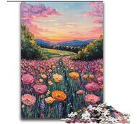 Adult Jigsaws 2000 Piece Tulip Garden Stress Reliever Difficult Challenge Every Piece Is Unique - Challenging Family Fun Game 70x100cm