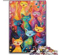 Adult Jigsaws 2000 Pieces Difficult Abstract Art Cat Educational Family Game Is Ideal As Gifts for The Whole Family for 14+ 70x100cm